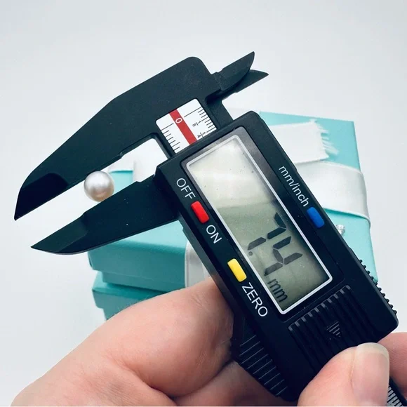 Tiffany & Co. 18K White Gold Akoya Pearls Signature Earrings with Packaging - Picture 8 of 11